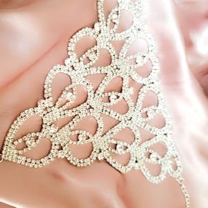 Brand new crystal thong universal size